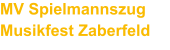 MV Spielmannszug Musikfest Zaberfeld